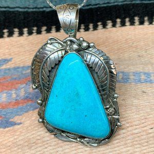 Sleeping Beauty Turquoise Pendant #3452